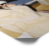 Ski Art Print Poster (Ecke)