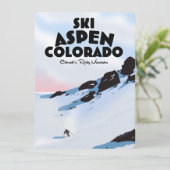 Ski Aspen Colorado (Stehend Vorderseite)