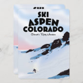 Ski Aspen Colorado (Vorne/Hinten)