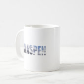 Ski Aspen Kaffeetasse (Vorderseite Links)