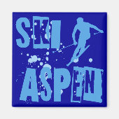 Ski Aspen Magnet (Vorne)