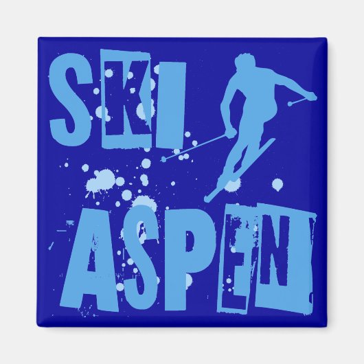 Ski Aspen Magnet (Vorne)