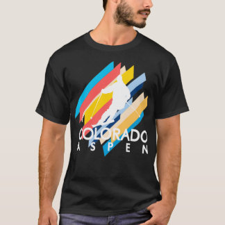Ski Aspen Vintag Retro 60er Aspen Colorado Einziga T-Shirt