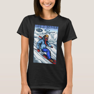 Ski auf den Pisten T-Shirt