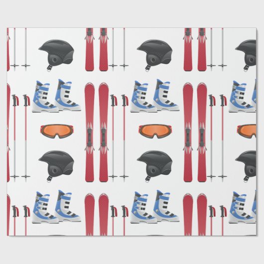 Ski-Ausrüstungs-glattes Packpapier (Flach)