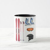 Ski-Ausrüstungs-Tasse Tasse (Zentrum)