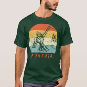 Ski Austria Vintag Snow Skiurlaub T-Shirt