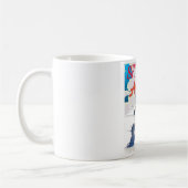 Ski Austria Vintage Reiseplakat Kaffeetasse (Links)