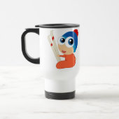 Ski-Baby-Cartoon-Reise-Tasse Reisebecher (Links)