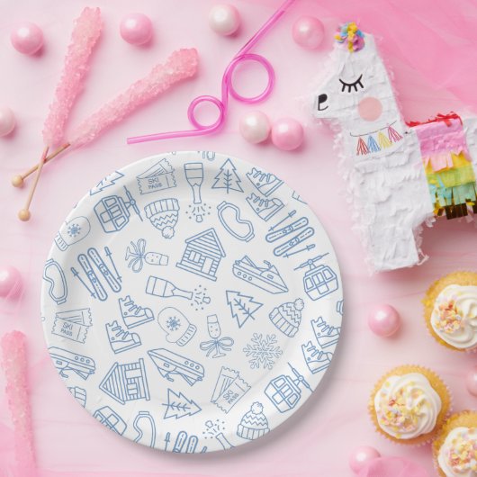 Ski Bachelorette Last Toast On The Slopes Pappteller (Party)