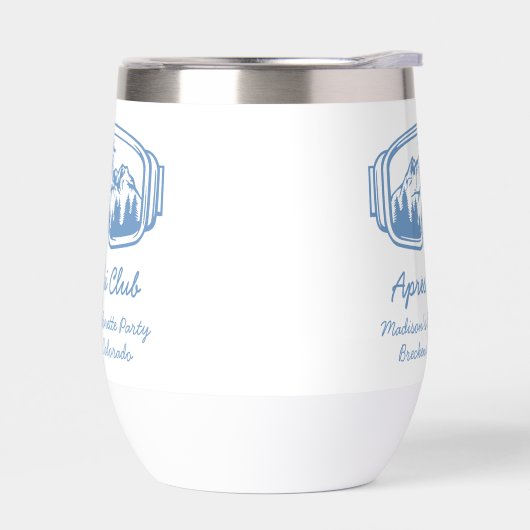 Ski Bachelorette letzten Toast auf den Pisten (Links)