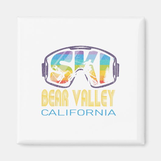 Ski-Bärental California Skiurlaub Magnet (Vorne)