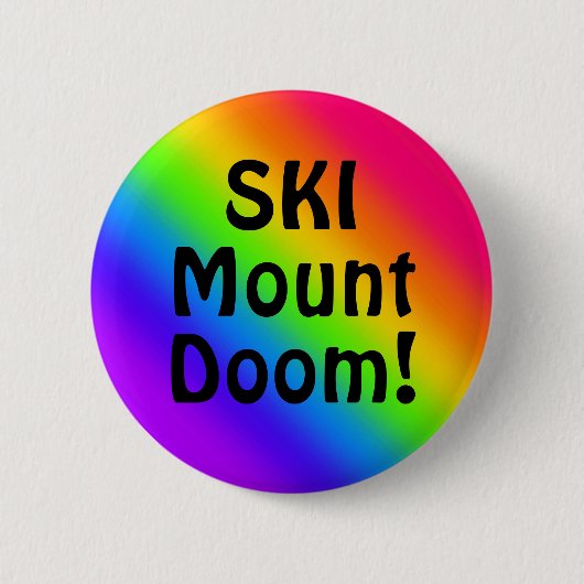 SKI Berg Unheil! Button (Vorderseite)