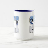 SKI - Berg-Wintersport-Design Tasse (Zentrum)