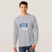 SKI - Berghang-Typografie-Design T-Shirt (Vorne ganz)