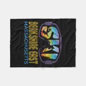 Ski Berkshire East Machusetts Skiurlaub Fleecedecke (Vorderseite (Horizontal))