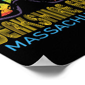 Ski Berkshire East Machusetts Skiurlaub Poster (Ecke)