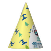 Ski Birthday Party Snowboard Partyhütchen (Links)