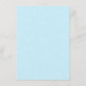 Ski Birthday Trip Weekend Getaway Itinerary Begleitkarte (Rückseite)