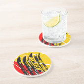 Ski-Blatt-Untersetzer Getränkeuntersetzer (Seite)