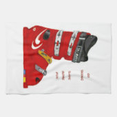 Ski Boot Go Skifahren Slip Vergnügen Küchentuch (Horizontal)