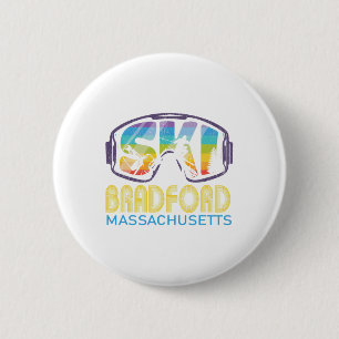 Ski Bradford Machusetts Skiurlaub Button