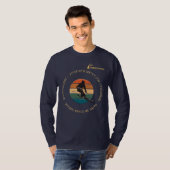 Ski Breckenridge, Colorado - Man Skier, Gold Text T-Shirt (Vorne ganz)