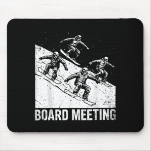 Ski-Brettfahrer beim Skilift Brettfahrer Brett Mousepad