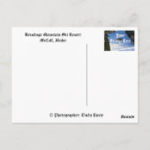 Ski Brundage Postkarte (Rückseite)