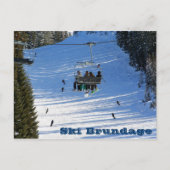 Ski Brundage Postkarte (Vorderseite)