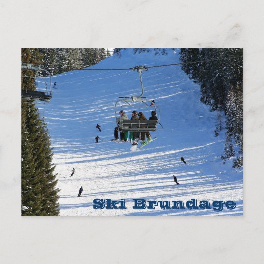 Ski Brundage Postkarte (Vorderseite)