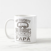 Ski Buddies Papa Ski Goggles Snowboarden Grand Kaffeetasse (Links)