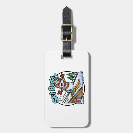 Ski Buddy Gepäckanhänger (Vorderseite vertikal)