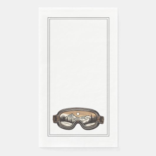 SKI BUM NAPKINS SERVIETTE (Vorderseite)