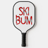 Ski Bum Skis Pickleball Schläger (Rückseite)