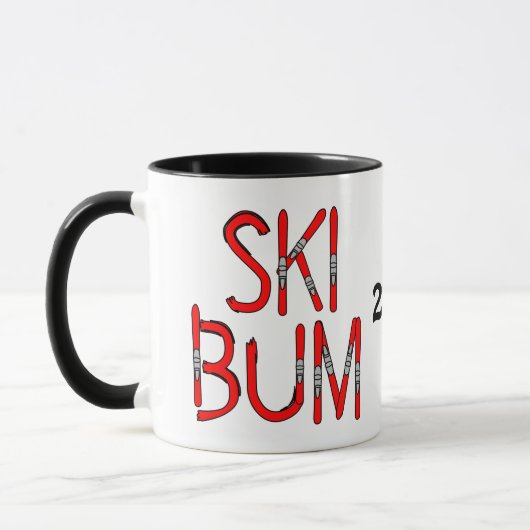 Ski Bum Skis Tasse (Links)