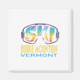 Ski Burke Berg Vermont Skiurlaub Magnet
