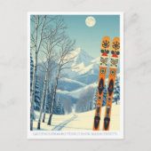 Ski Butternut Basin Massachusetts Ski Postkarte (Vorderseite)