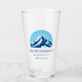 Ski Butternut Basin Massachusetts ski resort glass Glas (Vorderseite)