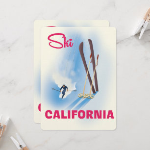 Ski California Reiseplakat