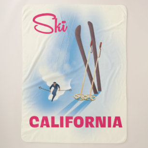 Ski California Reiseplakat Sherpadecke