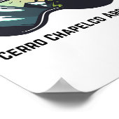 Ski Cerro Chapelco - Argentinien Bergpass Lugano Poster (Ecke)