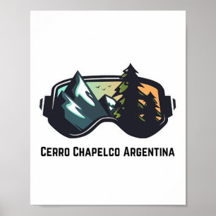 Ski Cerro Chapelco Argentinien Bergski T Herren Poster