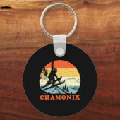 Ski Chamonix Schlüsselanhänger (Vorderseite)