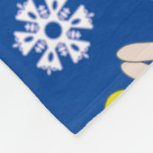 Ski Chick Muster Fleecedecke (Ecke)