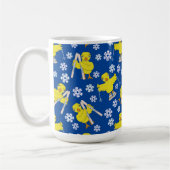 Ski Chick Muster Kaffeetasse (Links)