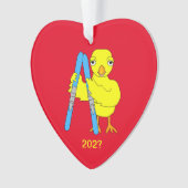 Ski Chick Ornament (Vorderseite)