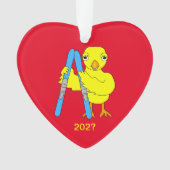 Ski Chick Ornament (Vorderseite)