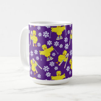 Ski Chick Pattern Kaffeemaschine Tasse