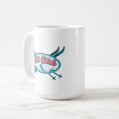 Ski Chick Wintergebirge Pisten Kaffeetasse (Vorderseite Links)